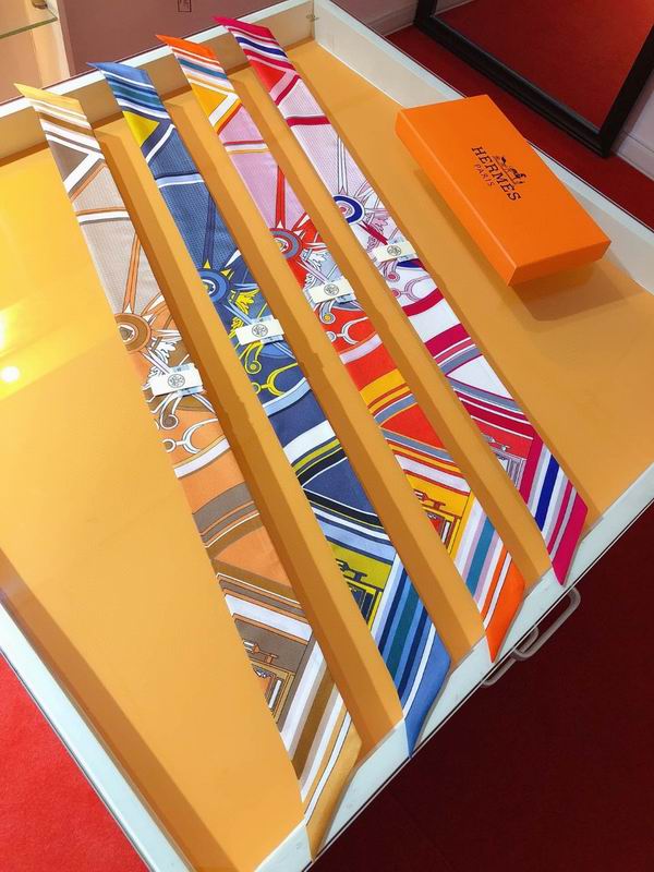 Hermes silk ribbon 5X86cm E051702